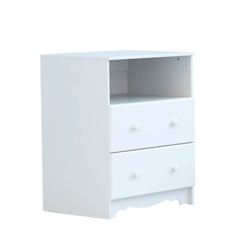 Lit évolutif 60x120 en 90x190 et commode à langer AT4 Marelle Blanc