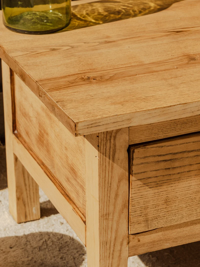 Léonie, la table basse en chêne N°1115