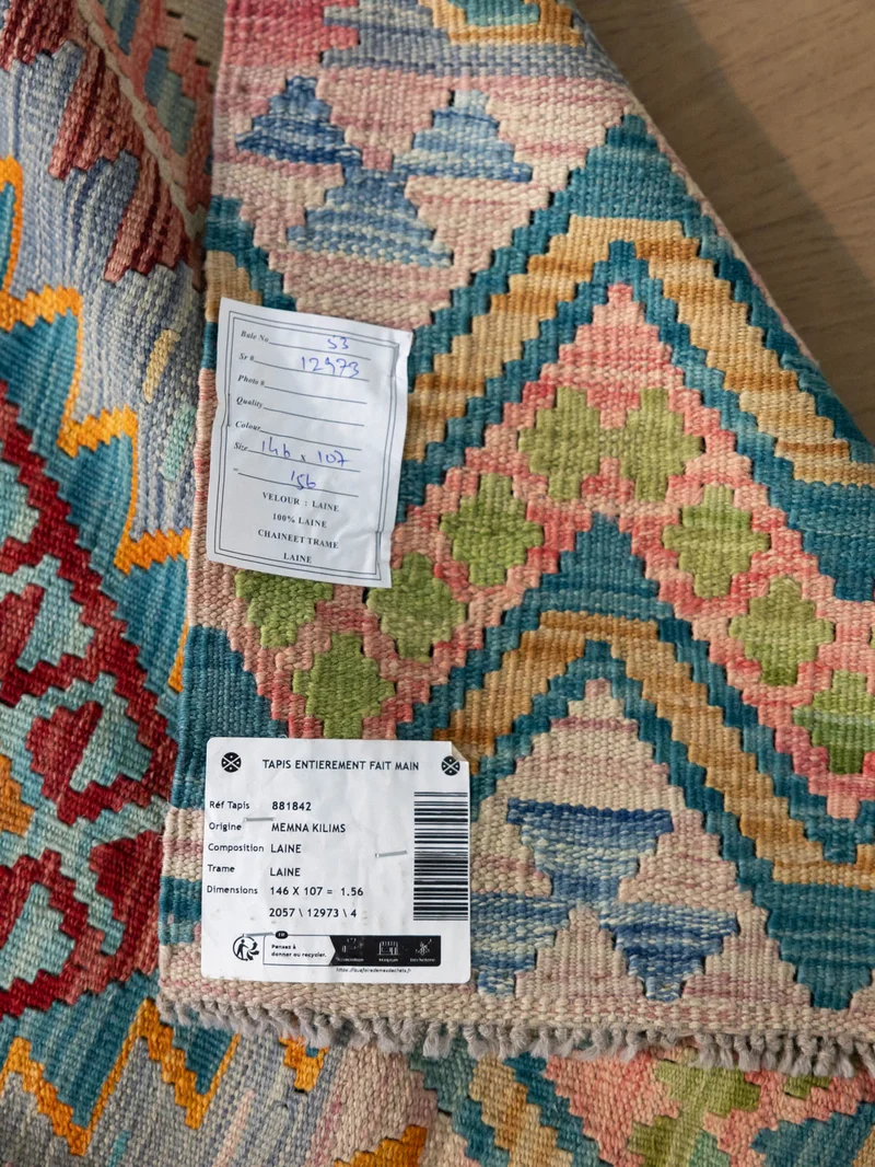 Eddy, le tapis kilim N°374