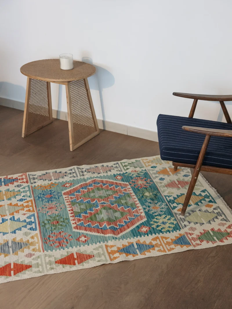 Eddy, le tapis kilim N°373