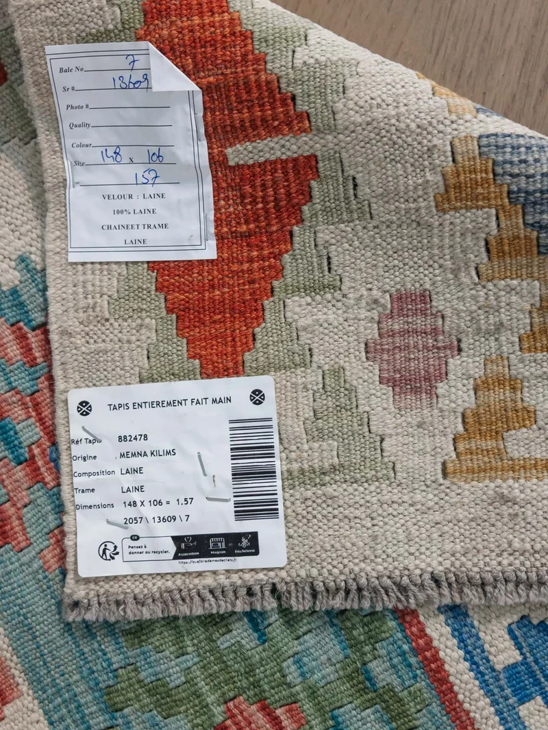 Eddy, le tapis kilim N°373
