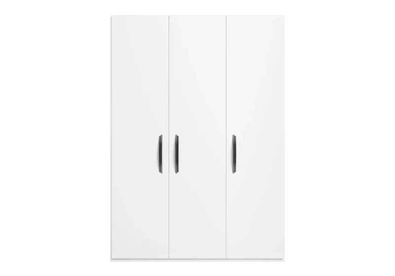 Armoire 3 à 6 portes battantes blanc laqué - Anna