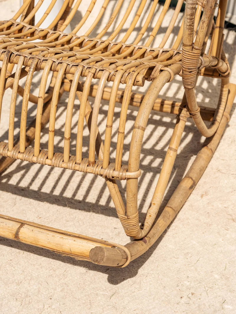Alibert, le rocking-chair en rotin N°95