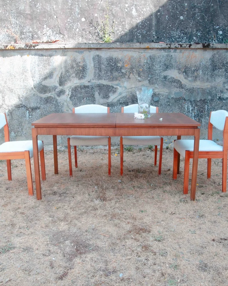 Karla, la table à manger en teck années 60 N°1228