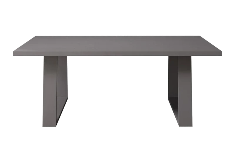 Table basse rectangulaire effet marbre et bois - Kali