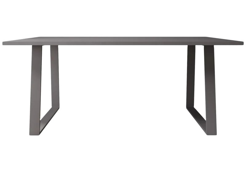 Table à manger extensible effet marbre et bois - Kali