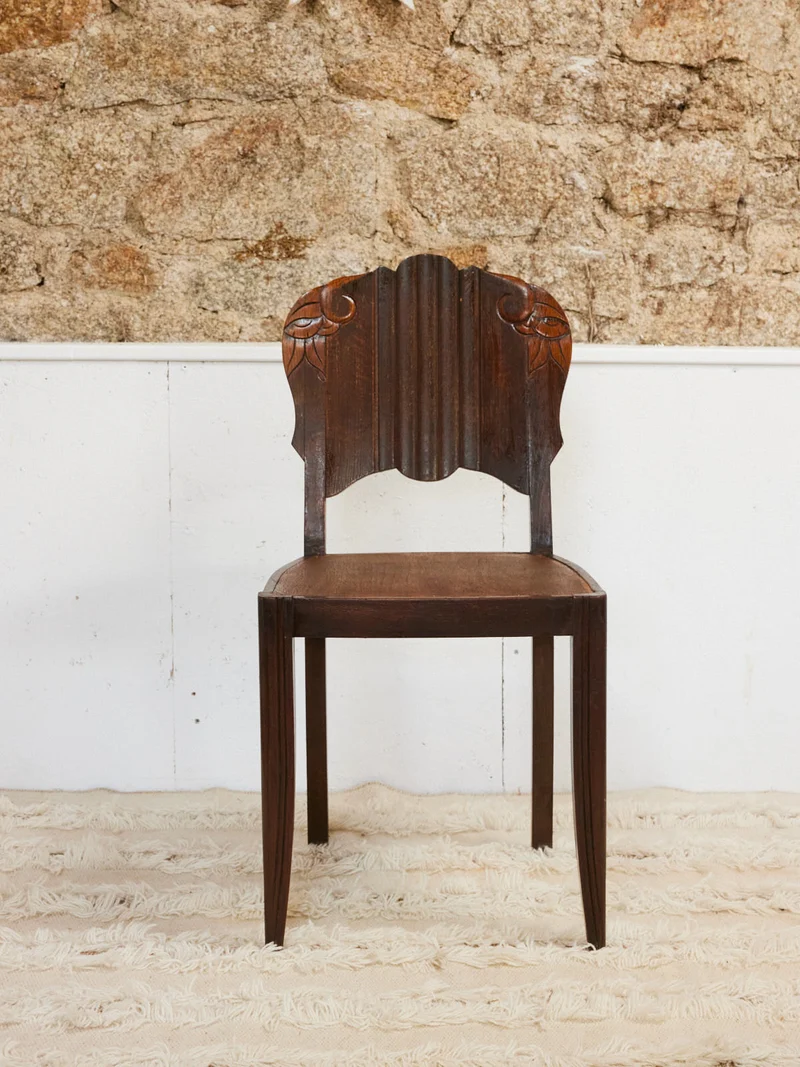 Claude, la chaise Art déco en bois N°1344