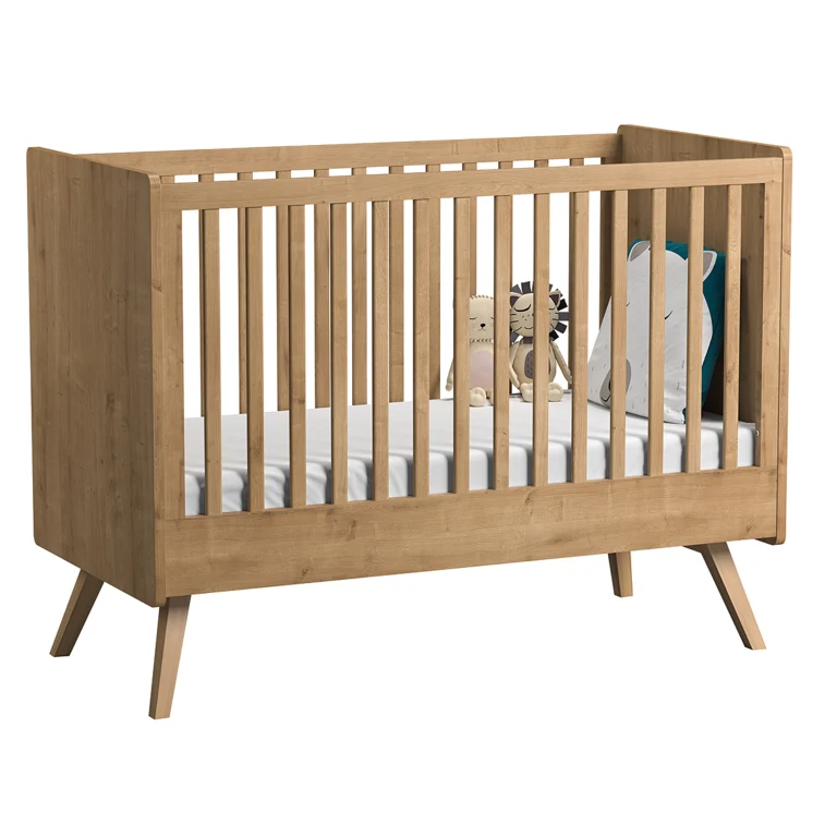 Lit bébé évolutif et Chiffonnier Vox Vintage Bois
