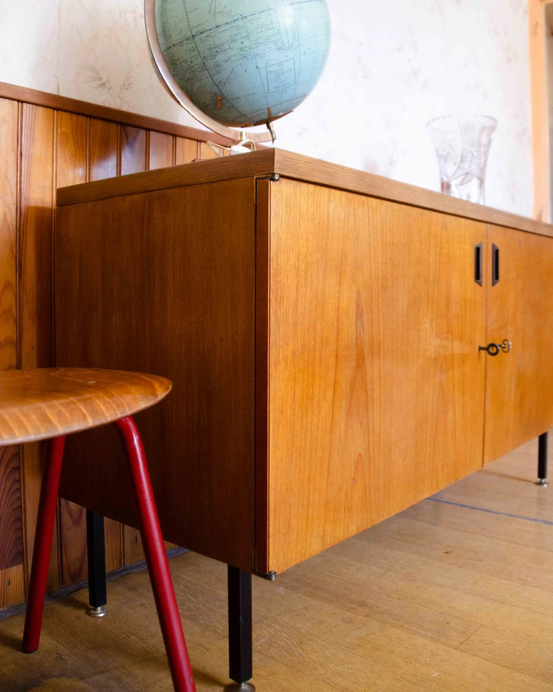 Gustave, le buffet contemporain en teck N°1614