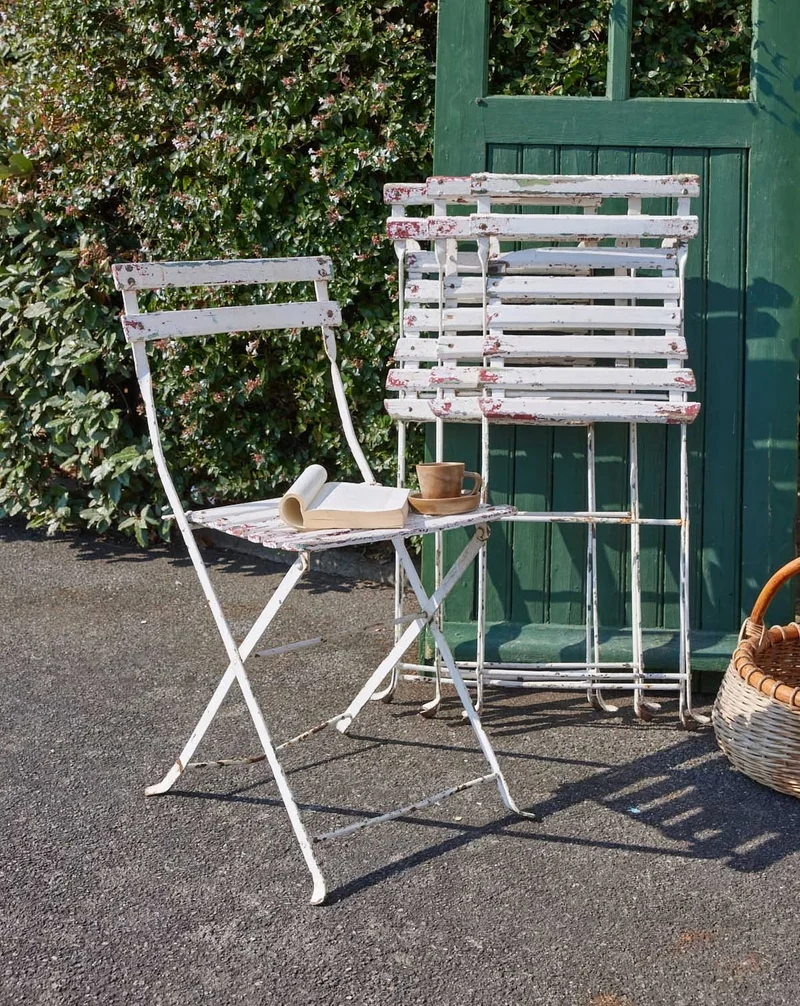 Claude, le lot de 4 chaises pliantes vintage N°1441