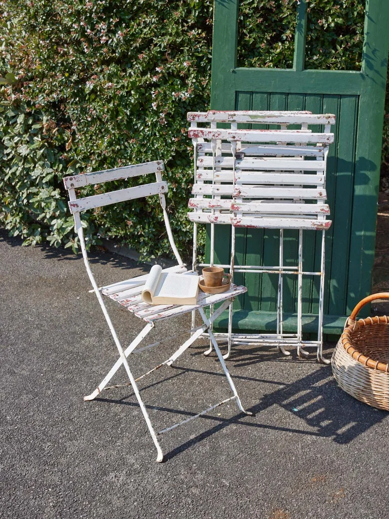 Claude, le lot de 4 chaises pliantes vintage N°1441