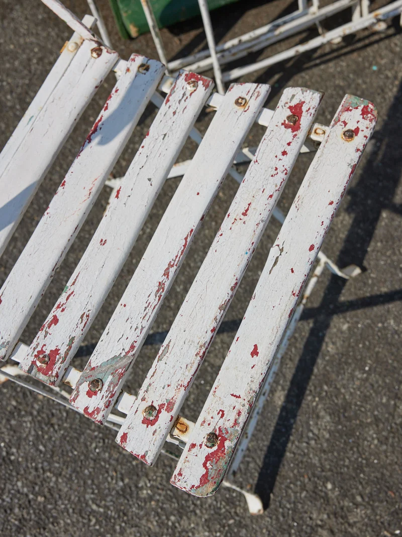 Claude, le lot de 4 chaises pliantes vintage N°1441