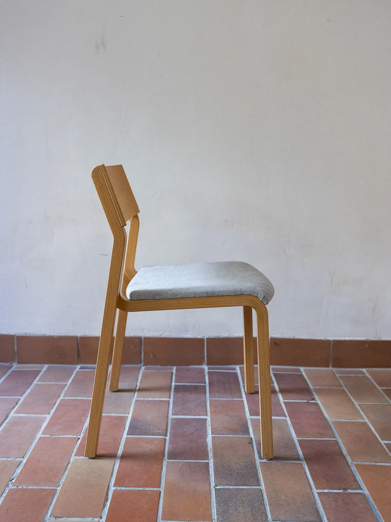 Alma, le lot de 4 chaises chêne clair N°1793
