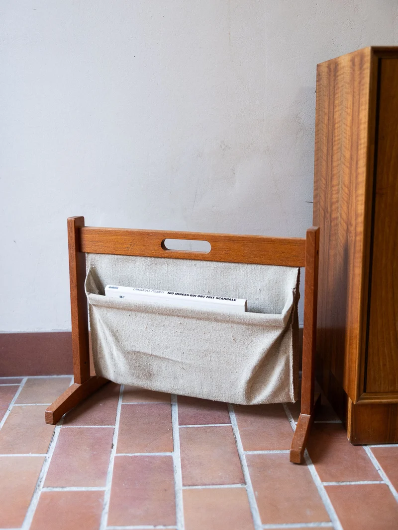 Marius, le porte-revues bois et tissu N°267