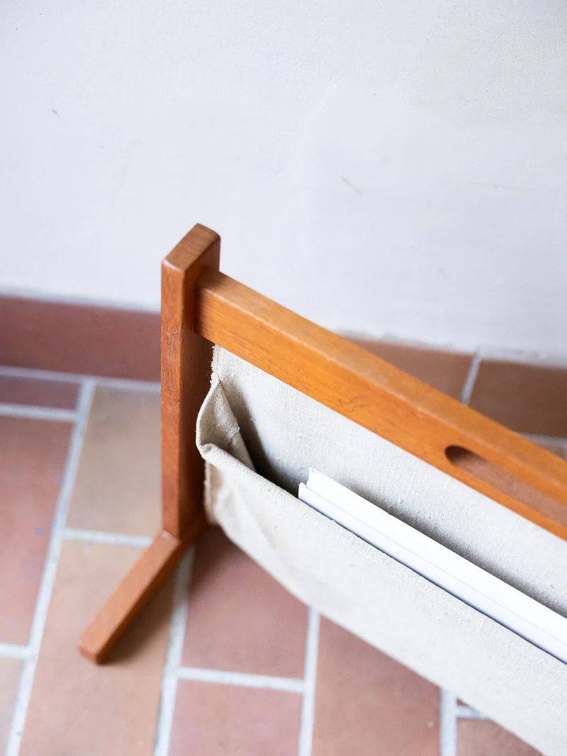 Marius, le porte-revues bois et tissu N°267