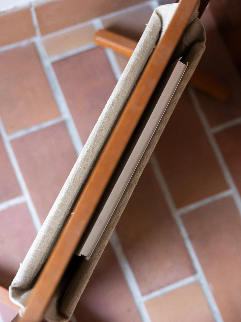 Marius, le porte-revues bois et tissu N°267