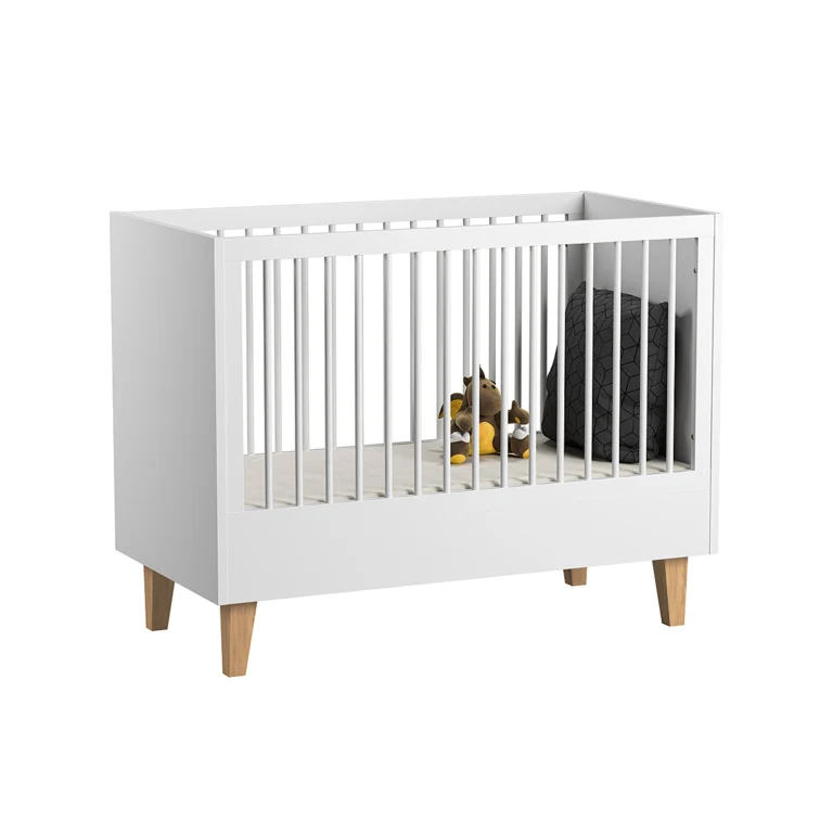 Chambre complète lit bébé - commode à langer - armoire Vox Concept Jaune
