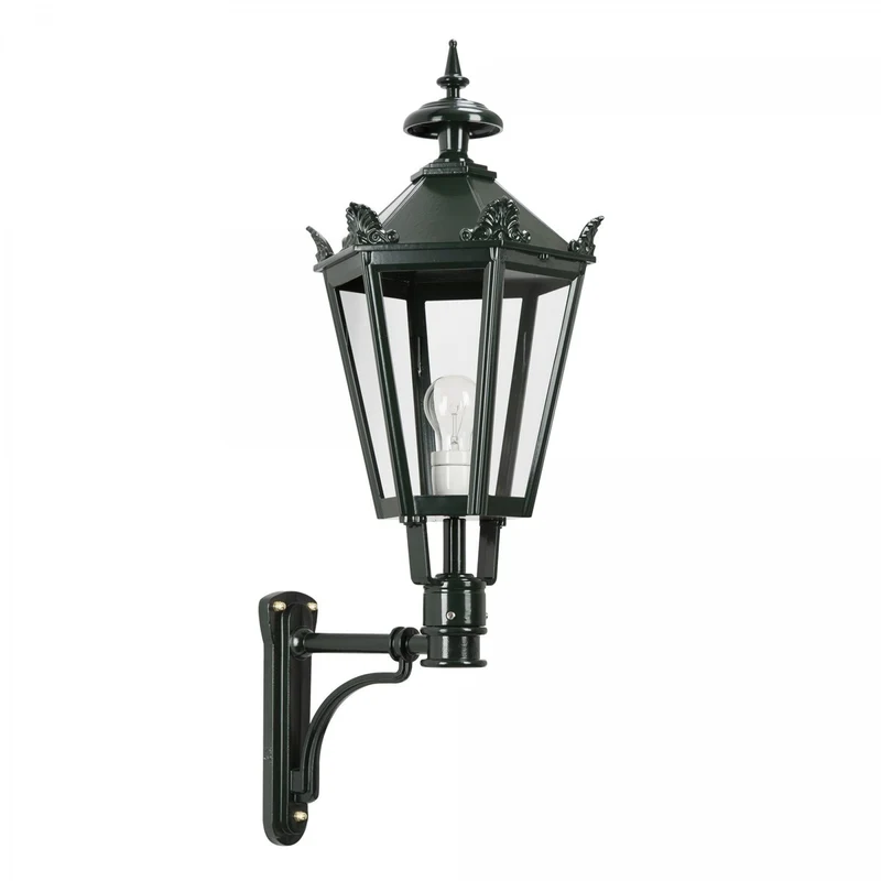 Casa Padrino Jugendstil Außenwandleuchte 29 x 39 x H. 85 cm - Verschiedene Farben - Nostalgische Wetterfeste Außenleuchte
