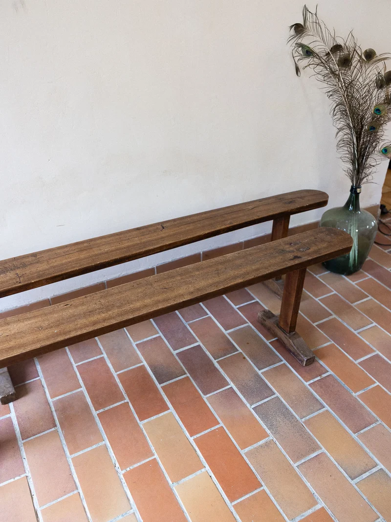 Antoine, la paire de bancs brutalistes N°480