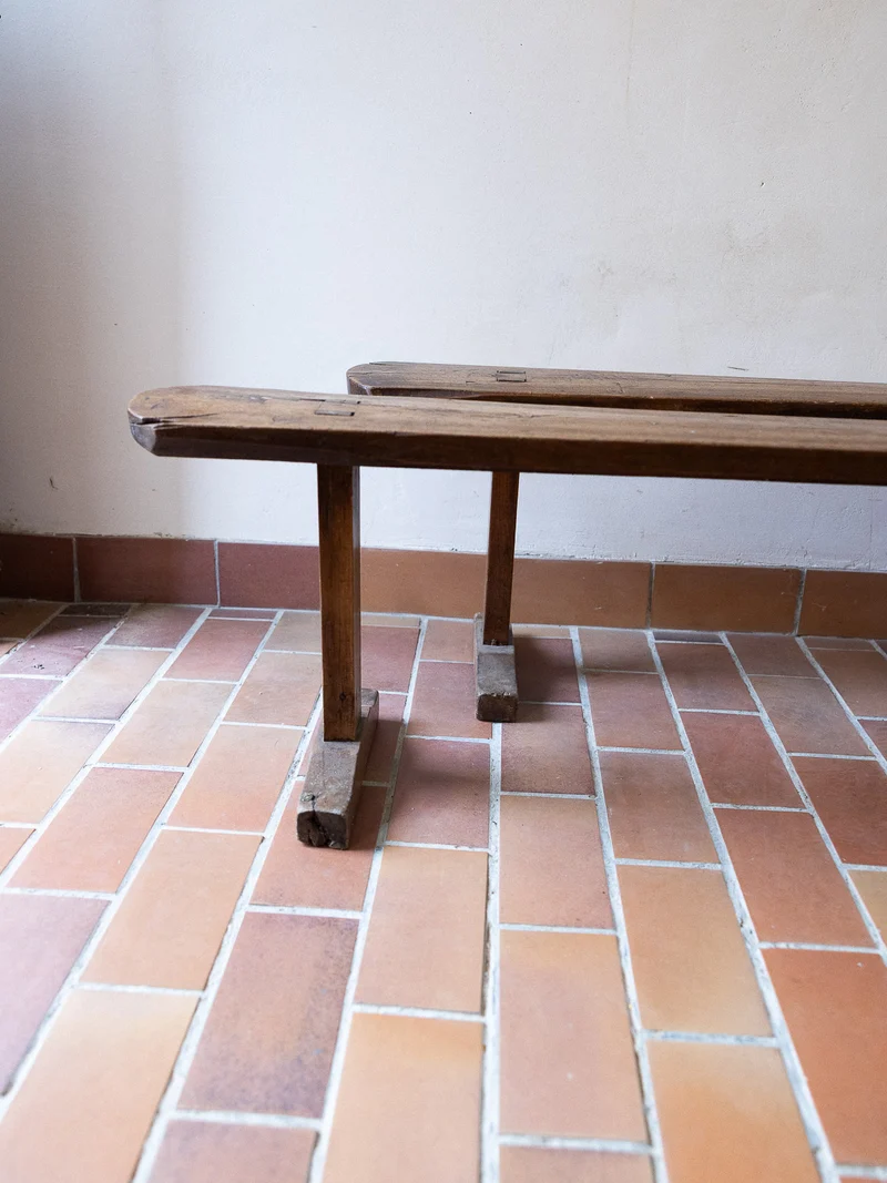 Antoine, la paire de bancs brutalistes N°480