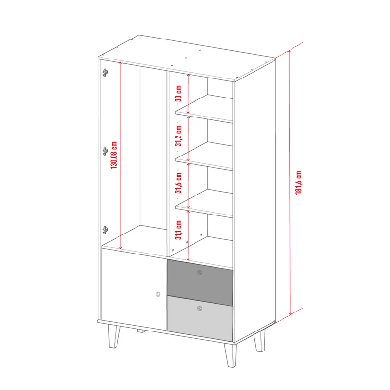 Armoire Vox Concept Noir