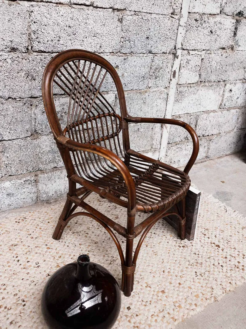 Claude, la chaise en rotin N°1478