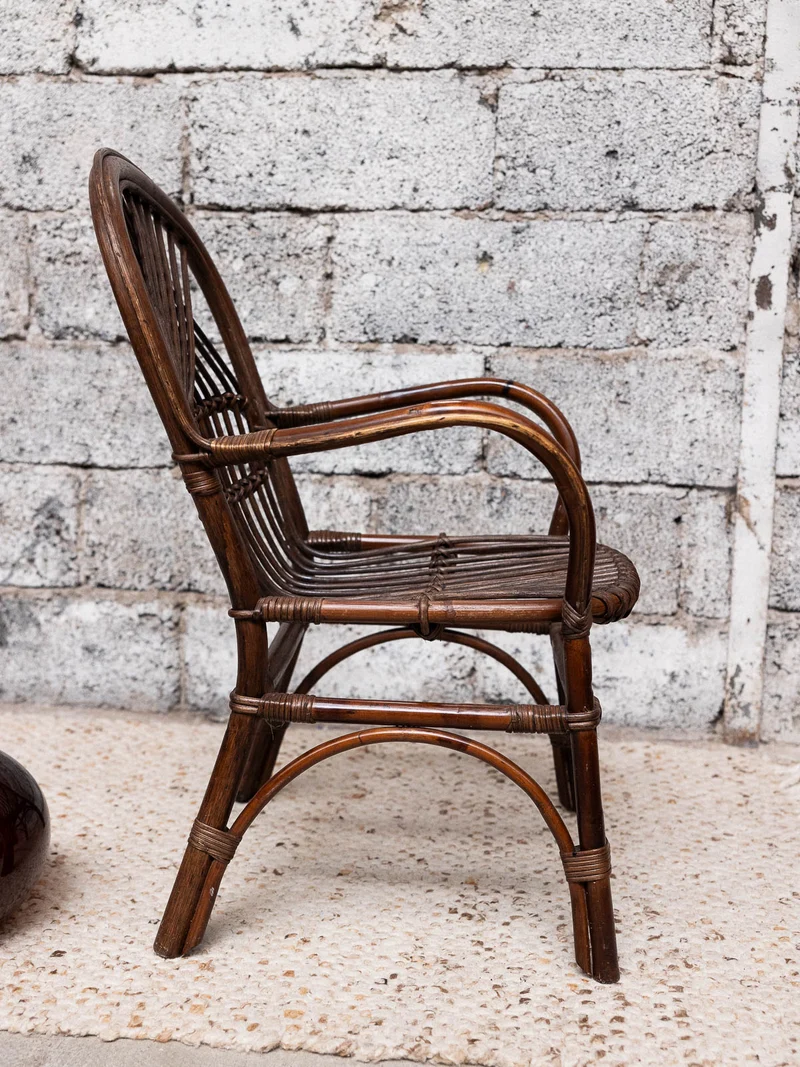 Claude, la chaise en rotin N°1478