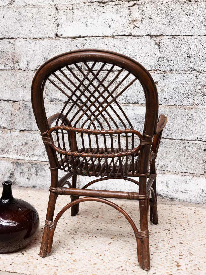 Claude, la chaise en rotin N°1478