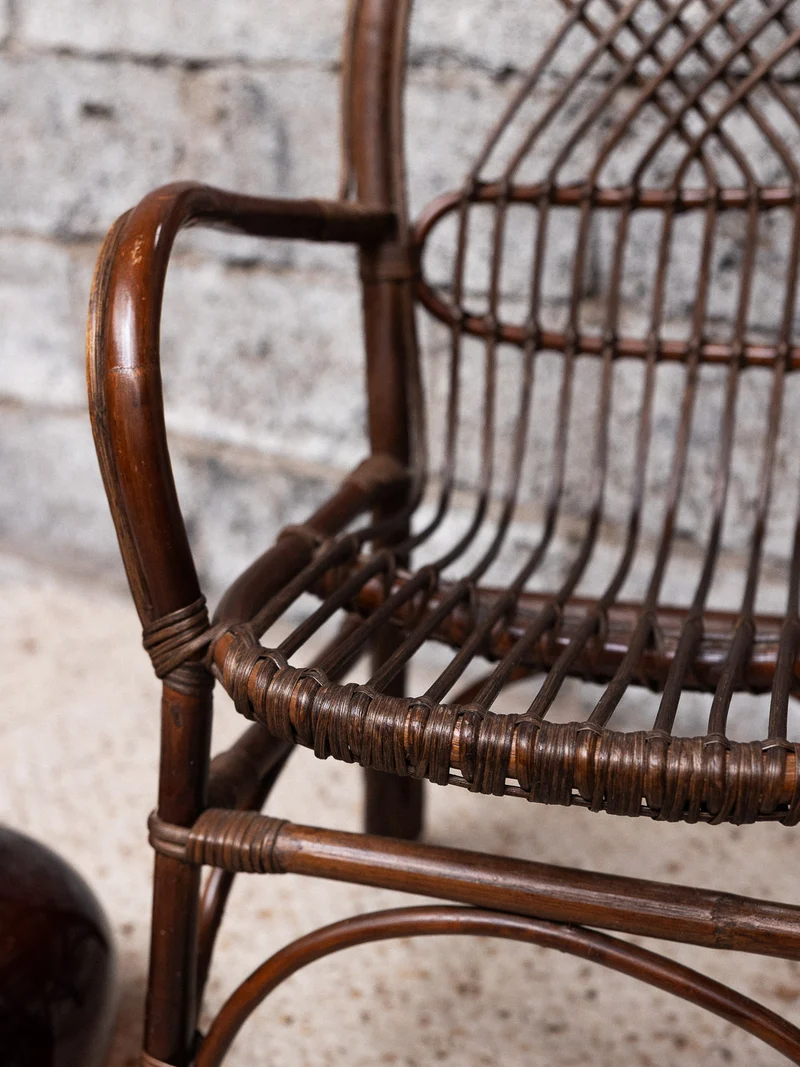 Claude, la chaise en rotin N°1478