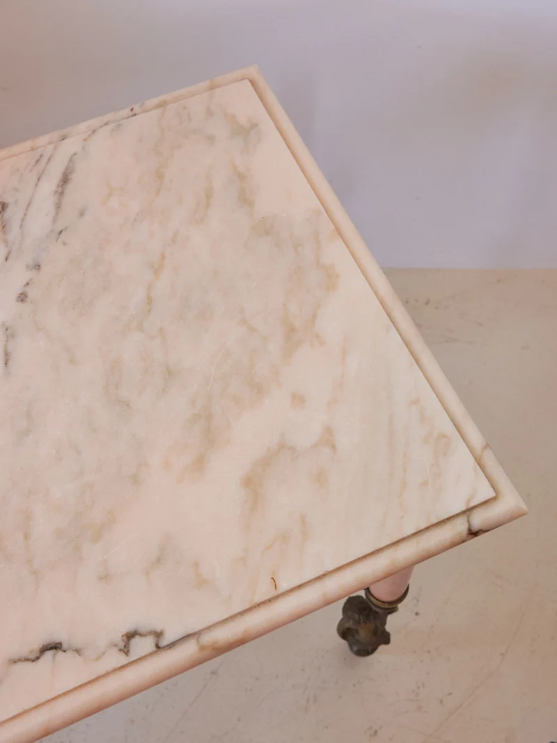 Marie-Pierre, la table basse en marbre rose N°89