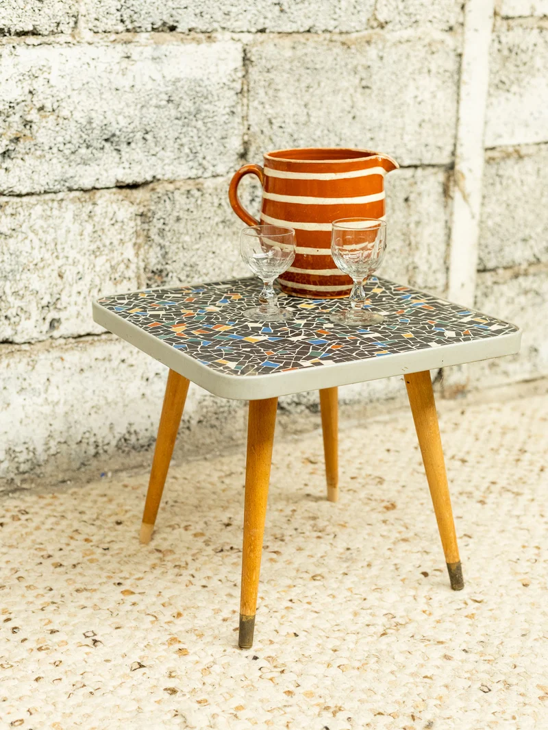 Donna, la table basse en mosaïque N°1113