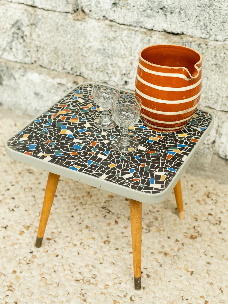 Donna, la table basse en mosaïque N°1113
