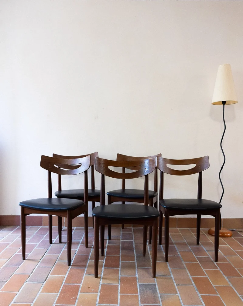 Alma, le lot de 5 sublimes chaises N°1800