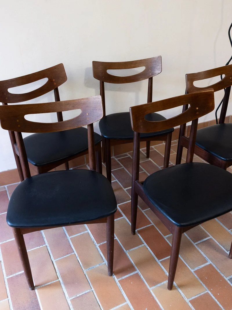 Alma, le lot de 5 sublimes chaises N°1800
