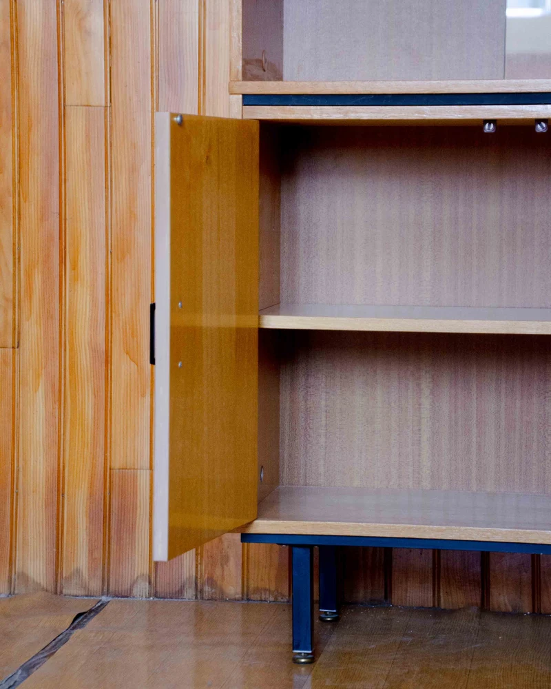 Madeleine, la bibliothèque vitrée en chêne N°739