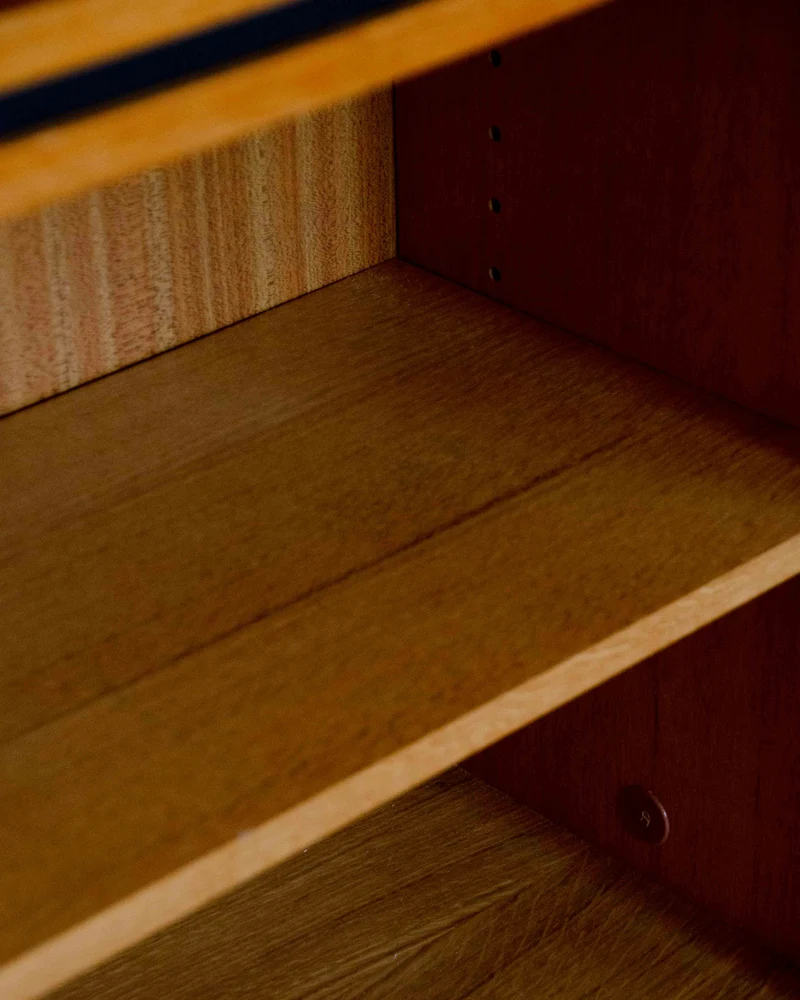 Madeleine, la bibliothèque vitrée en chêne N°739