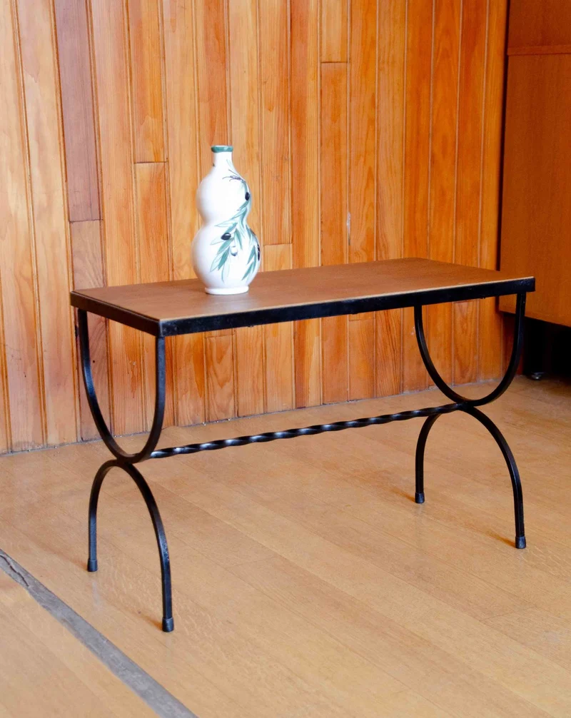 Francine, la table d'appoint en chêne N°1440