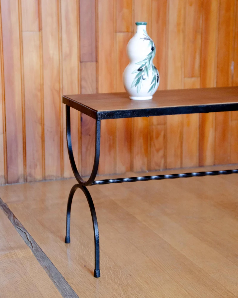 Francine, la table d'appoint en chêne N°1440