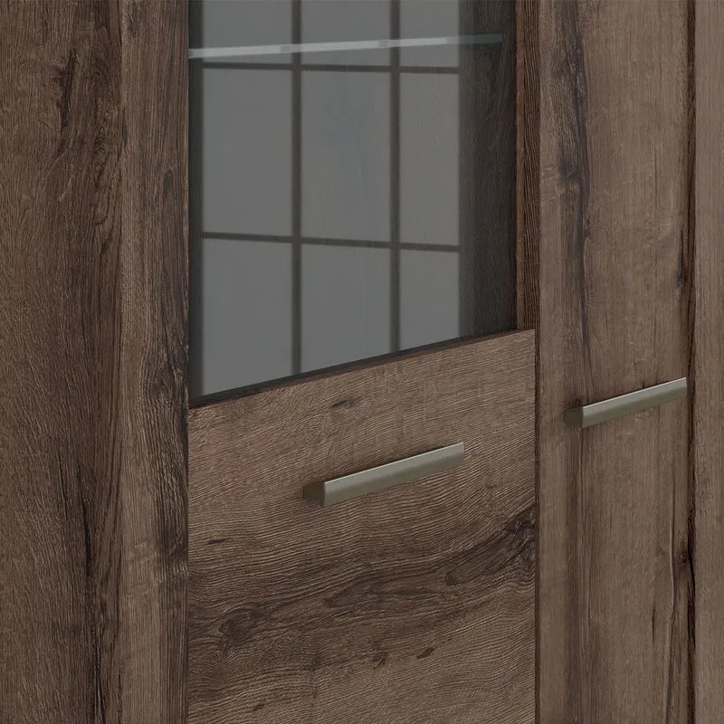 Vaisselier 2 portes Adam Bois foncé