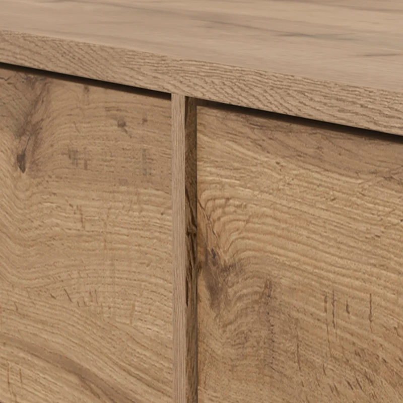 Meuble TV 3 portes 157 cm Loa Bois