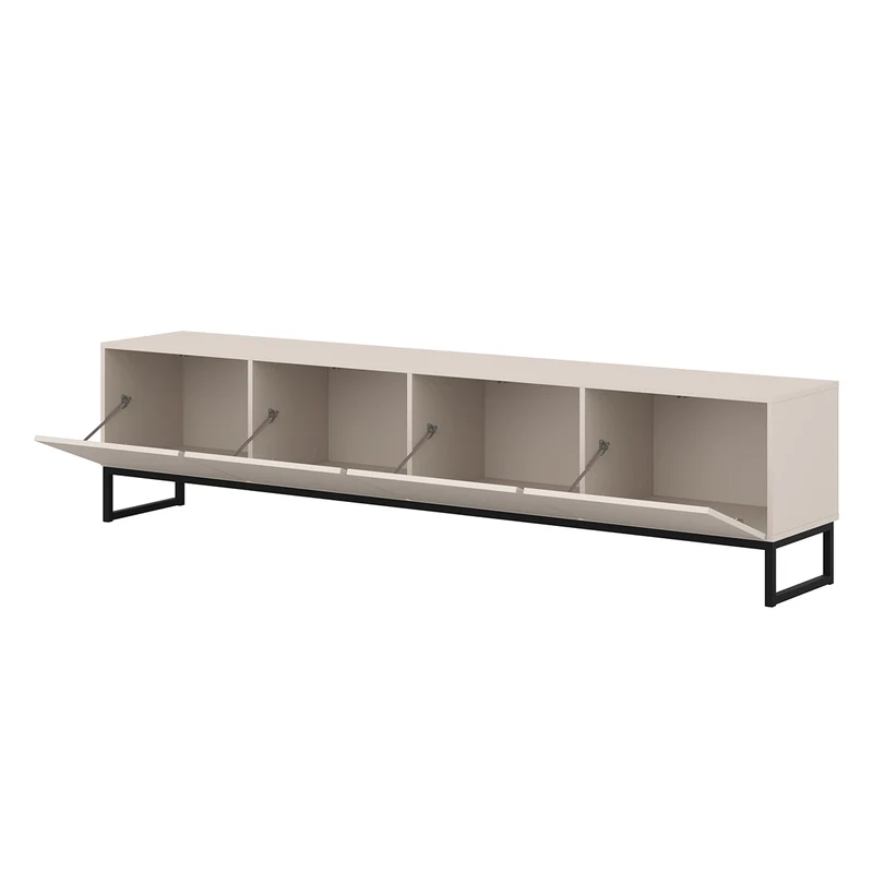 Meuble TV 4 portes 209 cm Loa Cachemire