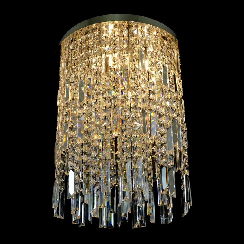 Casa Padrino Luxus Kristall Kronleuchter Silber Ø 35 x H. 200 cm - Prunkvolle Messing Kronleuchter mit böhmischem Kristallglas - Barock Möbel - Edel & Prunkvoll