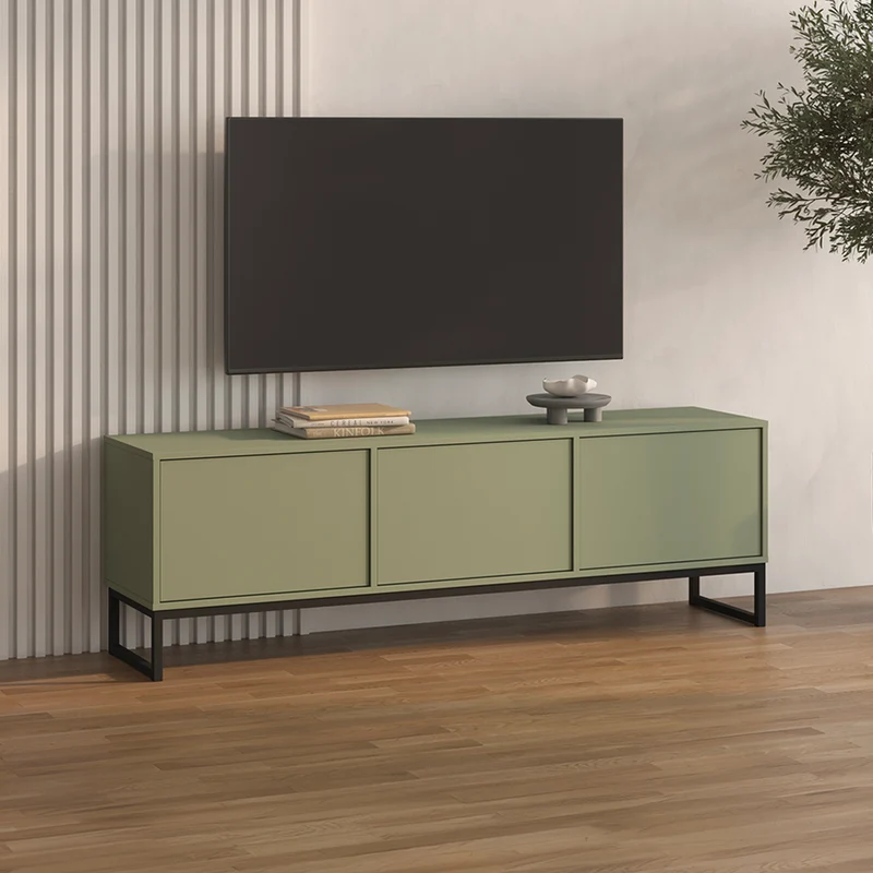 Meuble TV 3 portes 157 cm Loa Vert