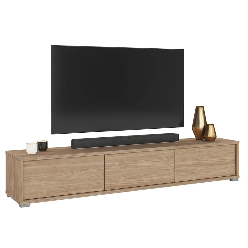 Meuble TV mural 3 portes 180 cm Idra Bois