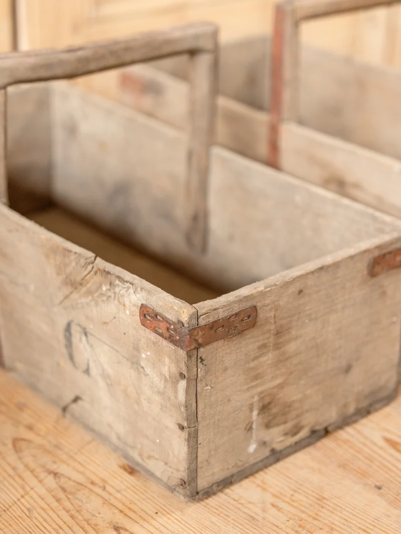 Ambroise, la paire de caisses en bois N°946
