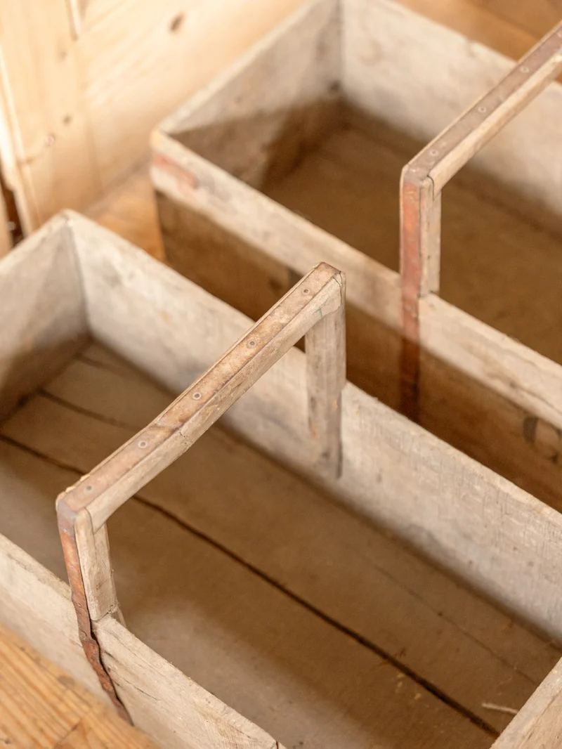 Ambroise, la paire de caisses en bois N°946