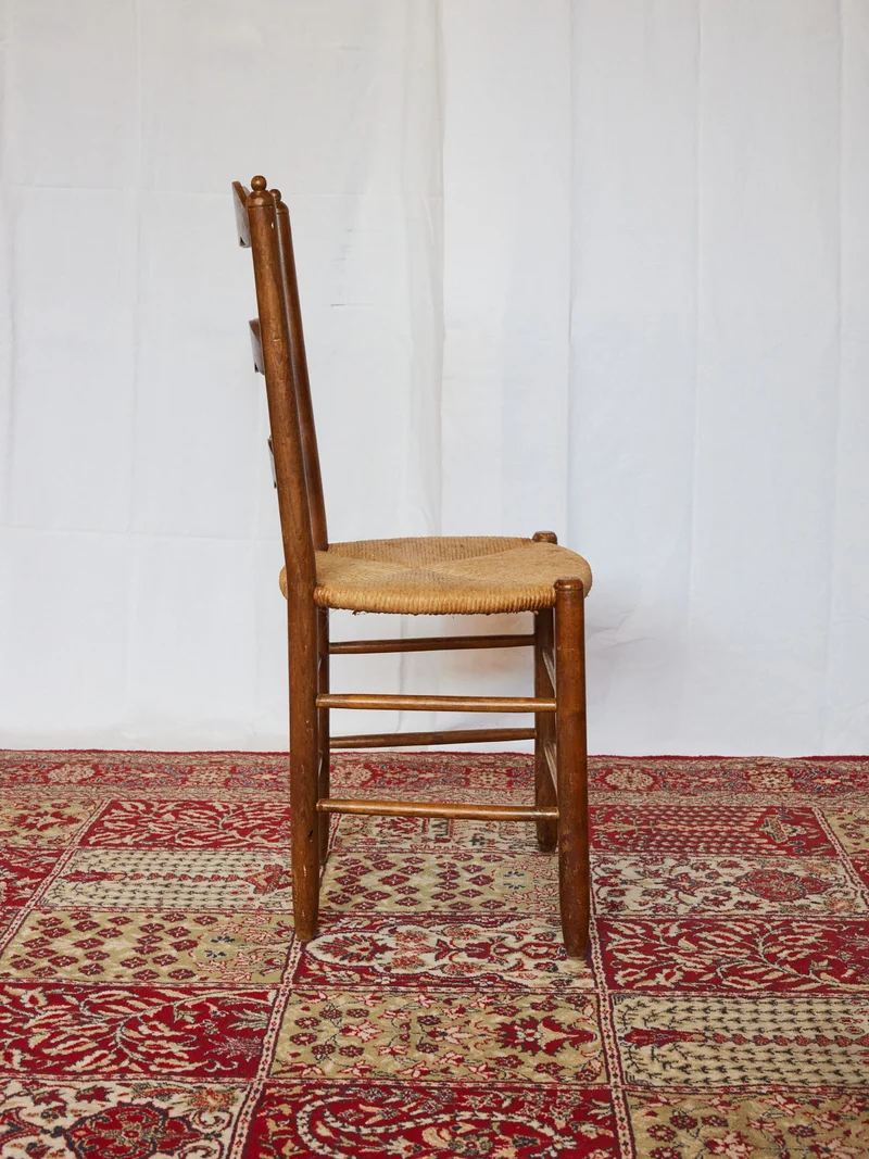 Claude, le lot de 4 chaises en paille N°1433