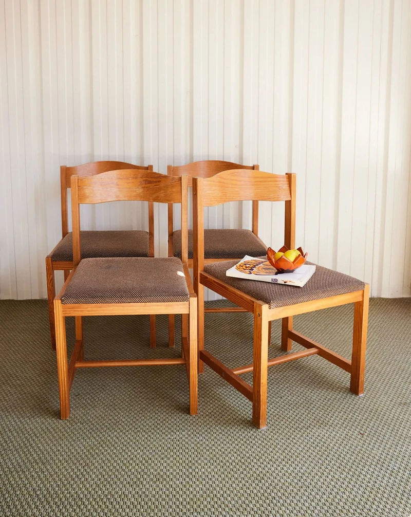 Alma, le lot de 4 chaises style scandinaves en pin N°1766