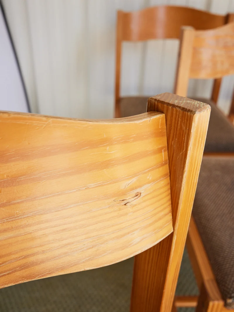 Alma, le lot de 4 chaises style scandinaves en pin N°1766