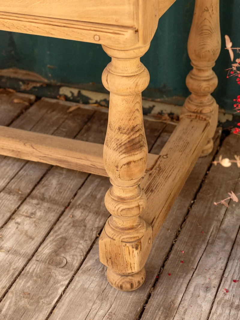 Romy, la grande table à manger en bois N°1462